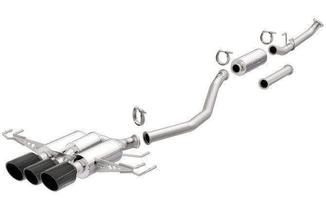 Magnaflow Competition Series Cat Back Exhaust w/ Carbon Fiber Tips - 2017-2020 Honda Civic Type R