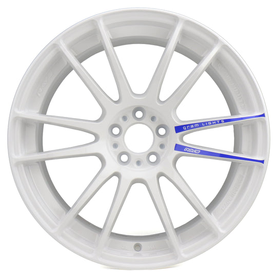 Rays Gram Lights 57Xtreme Spec D (Face 2) White 18x9.5 +38mm 5x100 (Single Wheel) - 2013-2024 Subaru BRZ / Scion FR-S / Toyota GR86 / 2014-2018 Subaru Forester