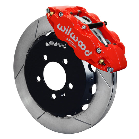 Wilwood FNSL6R 12.88in Front Kit Black - 2006-2012 Volkswagen GTI / 2006-2012 Audi A3