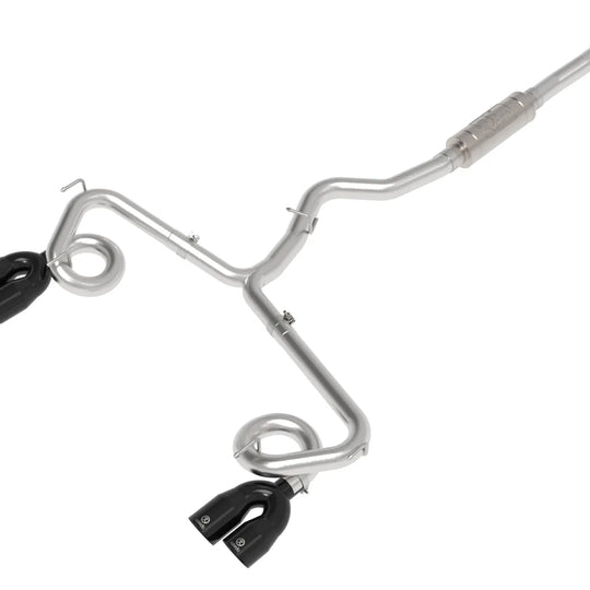 aFe Power Takeda 3in to 2-1/2in Stainless Cat-Back Exhaust - Black Tips - 2015-2021 Subaru WRX / STI (H4-2.0/2.5L)