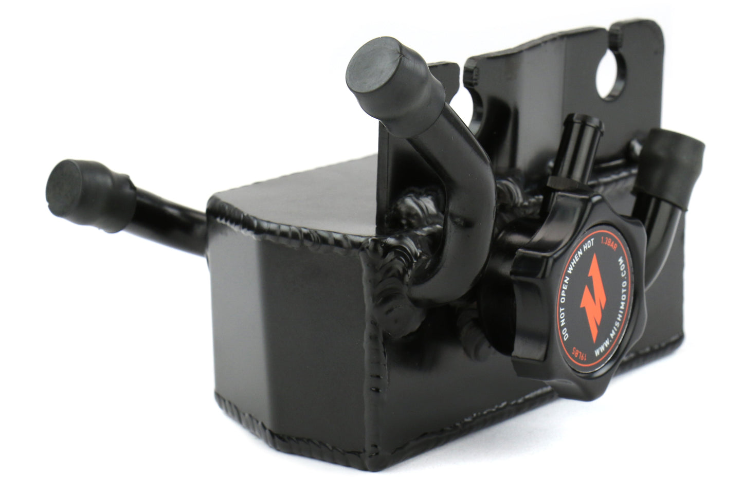 Mishimoto Aluminum Coolant Expansion Tank Black - 2008-2014 Subaru WRX