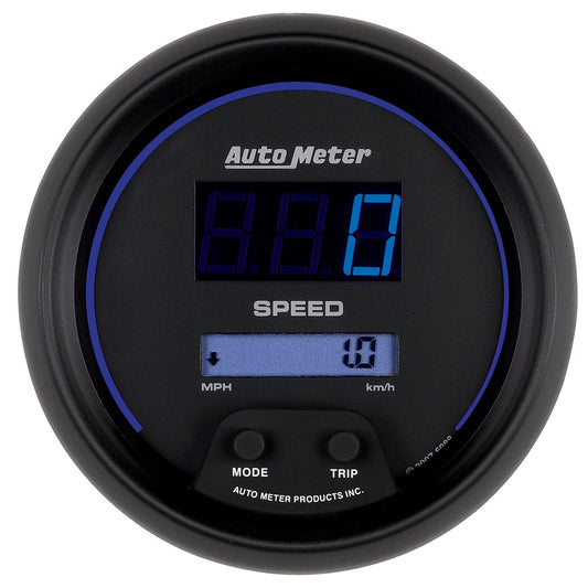 Autometer Cobalt Speedometer Gauge Digital 3-3/8in  - Universal