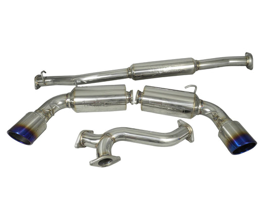 Injen Stainless Steel Exhaust w/ Spiral Embossed Resonator - 2013-2021 Scion FR-S / Subaru BRZ / Toyota 86