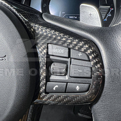 2020-Up Toyota Supra Carbon Fiber Steering Wheel Trim Cover