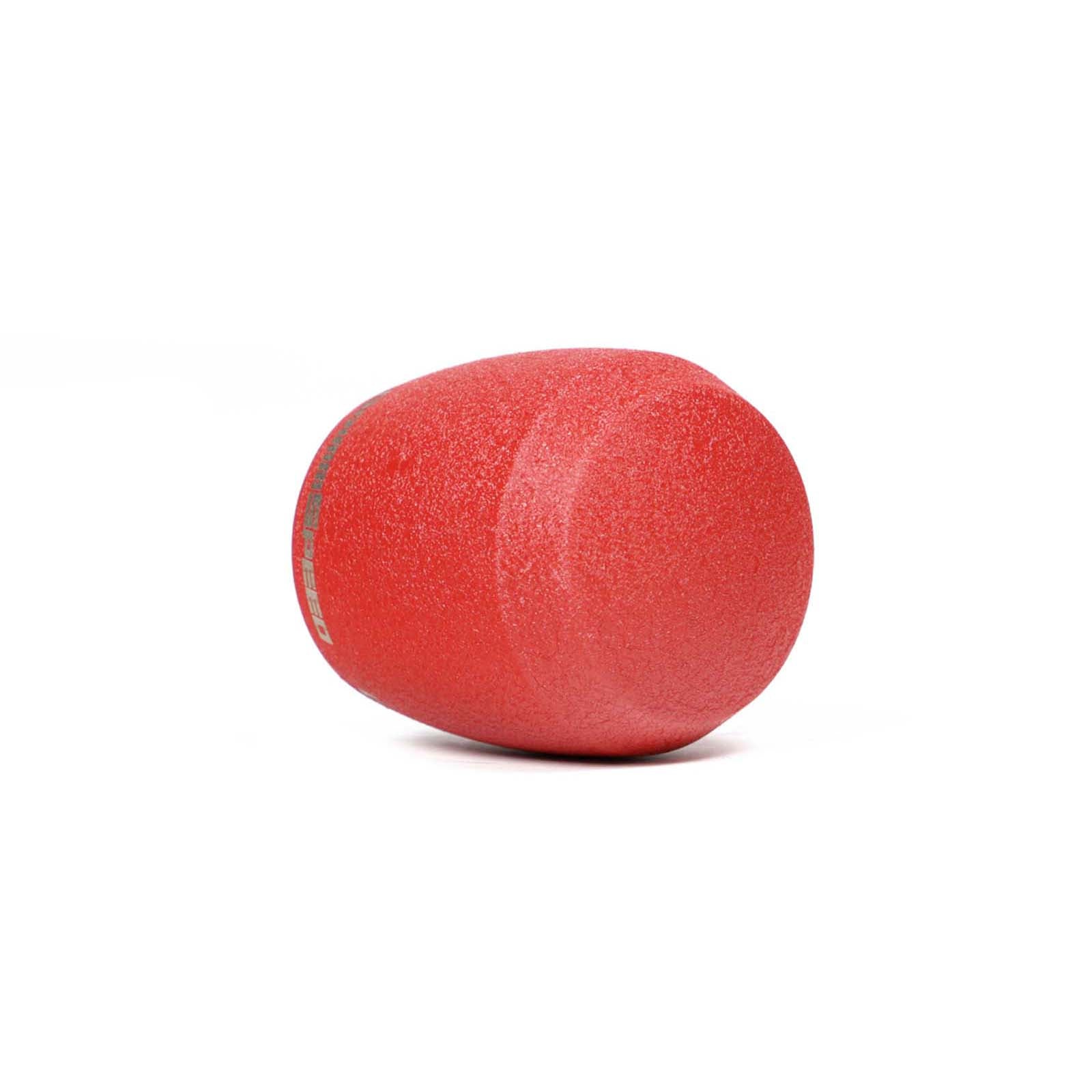 GrimmSpeed Stubby Shift Knob Stainless Steel Red w/ 5SPD Boot Retainer - Subaru 5MT Models (inc. 2002-2014 WRX)