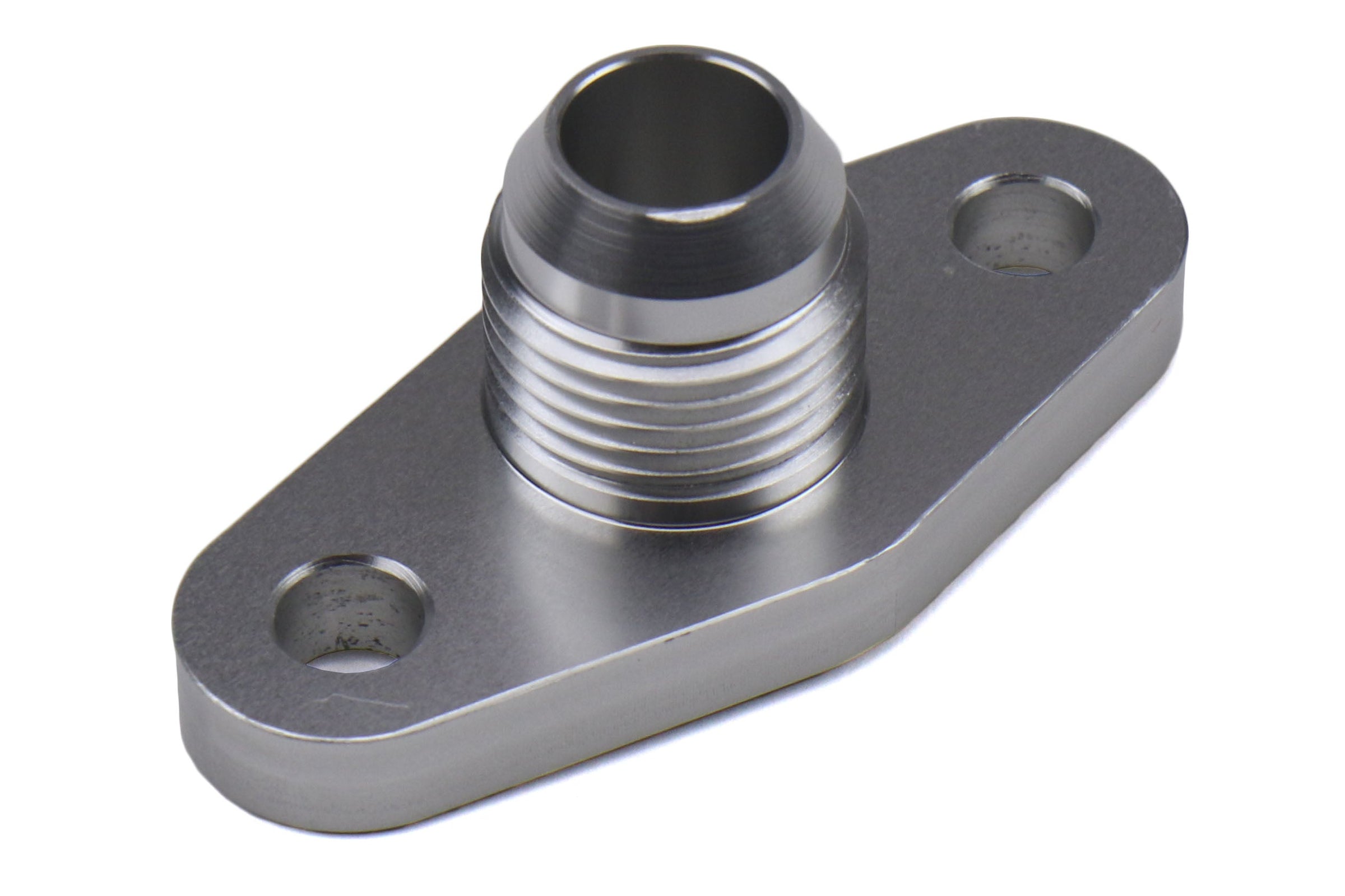 Torque Solution Offset/Port Matched Oil Drain Flange - Universal