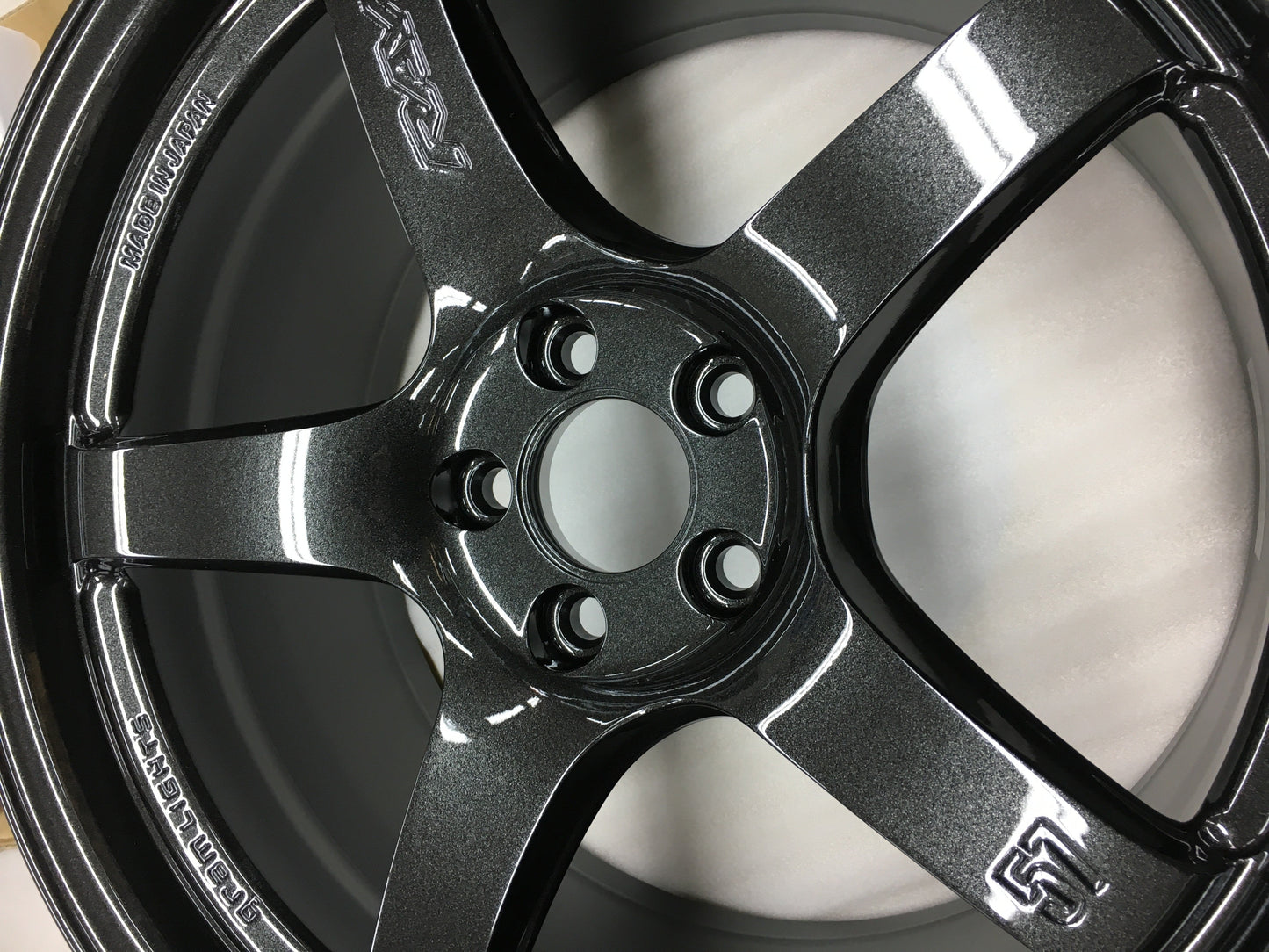 Rays Gram Lights 57CR Subispeed Exclusive Glass Black 18x9.5 +38mm 5x114.3 (Single Wheel) - 2015-2024 Subaru WRX / 2015-2021 STI / 2019-2024 Forester