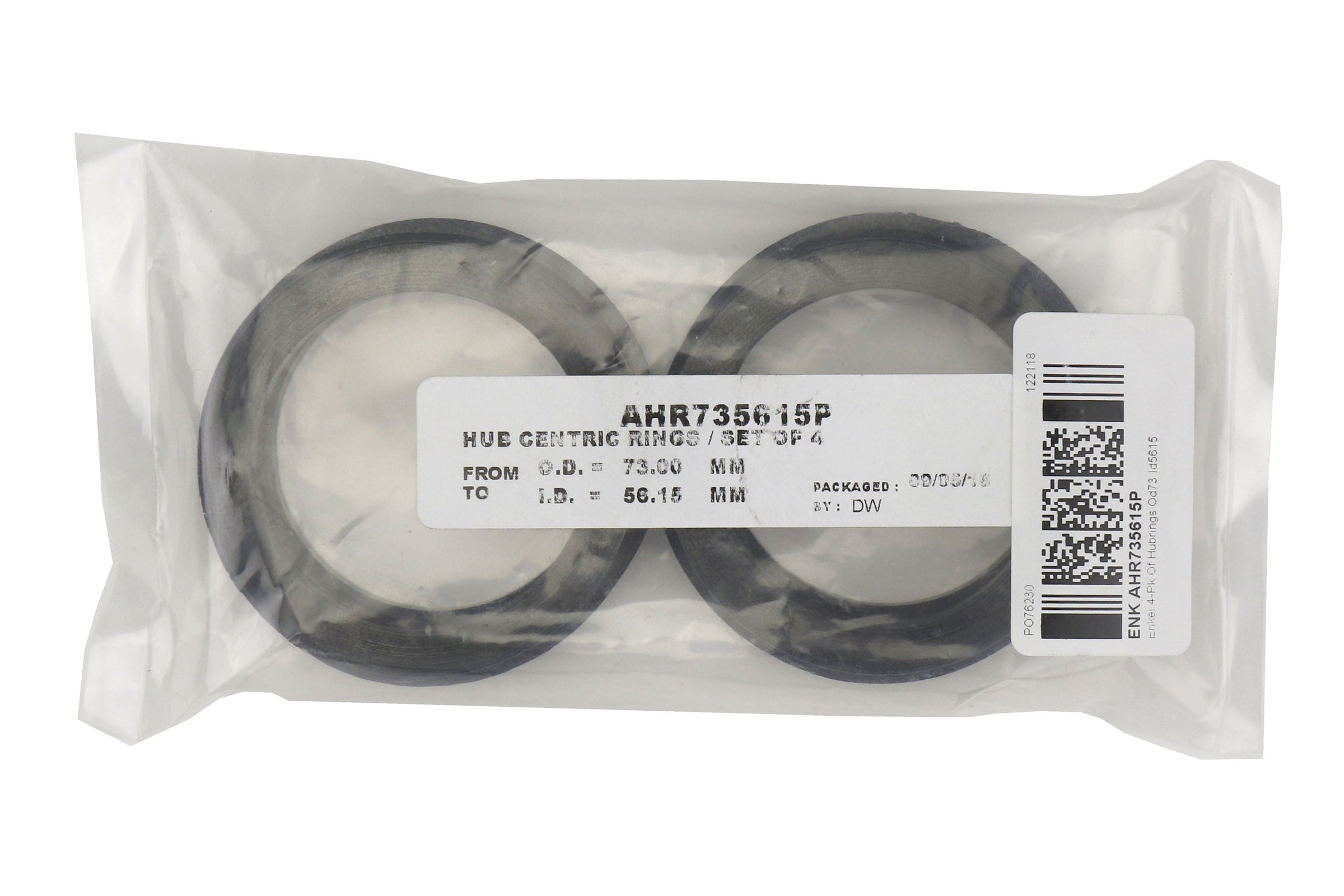 Enkei Hubcentric Rings 73mm to 56.15mm - Universal