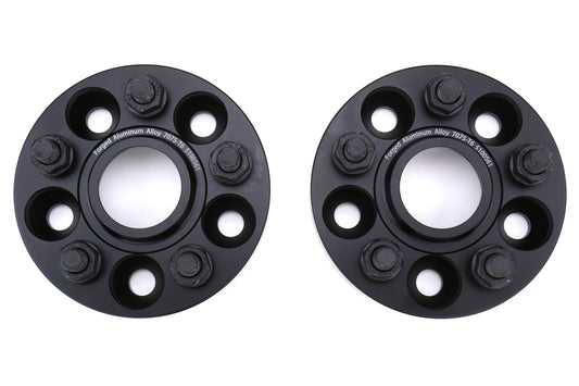 Torque Solution Forged Aluminum Wheel Spacers 5x100 25mm Pair - Subaru 2002-2014 WRX / 2003-2006 Baja / 1998-2019 Forester / 1993-2016 Impreza / 1990-2020 Legacy / 2000-2014 Outback / 2013-2021 Scion FR-S / Subaru BRZ / Toyota 86