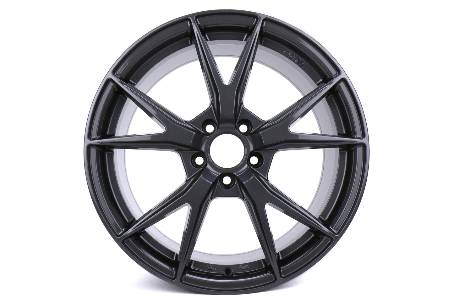 Enkei Phoenix Blue Gunmetal 18x8 +40mm 5x108 (Single Wheel) - 2013-2018 Ford Focus ST / 2016-2018 Ford Focus RS