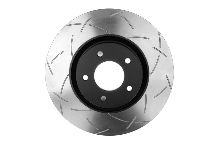 DBA 4000 Series T-Slot Slotted Rotor Pair Front - 2007-2013 Mazdaspeed3