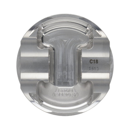 Manley Nissan GT-R 3.8L VR38DETT 99mm Bore 9.8:1 CR -2cc Dish Extreme Duty Piston Set w/ Rings
