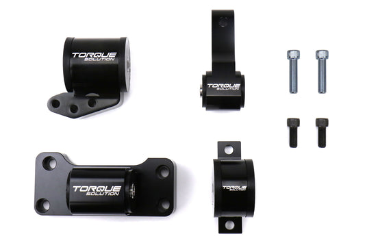 Torque Solution Billet Aluminum Engine Mount Kit - 2003-2006 Mitsubishi Evo 8/9