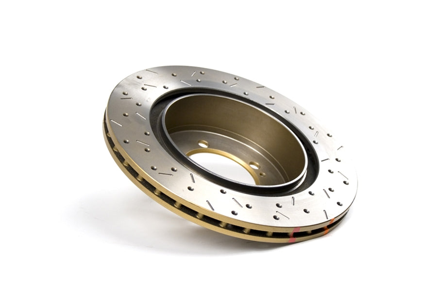 DBA 4000 Series Drilled/Slotted Rotor Pair Rear - 2003-2006 Mitsubishi Evo 8/9