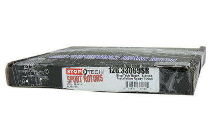 Stoptech Slotted Rear Right Rotor Single - Volkswagen/Audi Models (inc. 2003-2006 Volkswagen Golf (MK5)/ 2000-2006 Audi TT)