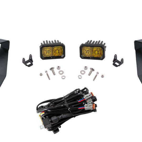 Diode Dynamics Stage Series 2 Inch Ditch Light Kit Pro Yellow Combo - 2018-2020 Subaru Crosstrek
