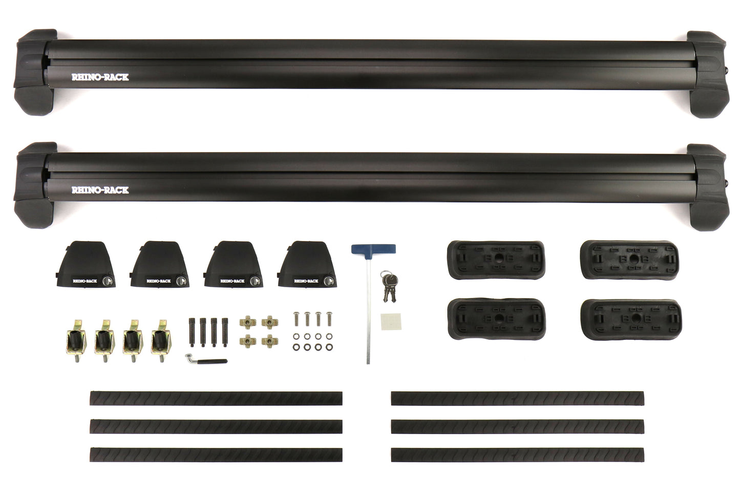 Rhino-Rack Vortex 2500 RS Black 2 Bar Roof Rack - 2009-2013 Subaru Forester