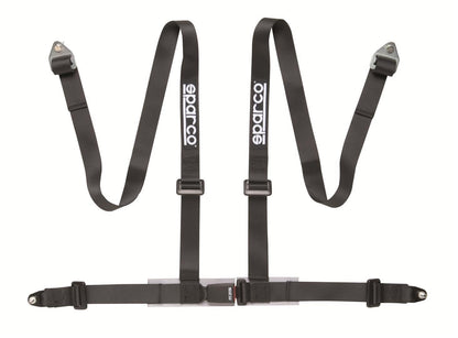 Sparco Belt 2 Inch 4-Point Bolt-In Harness Black - Universal