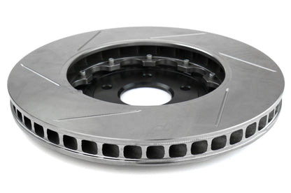 Stoptech 2 Piece AeroRotor and Hat 350x32 Slotted Front Left - 2008-2015 Mitsubishi Evo X
