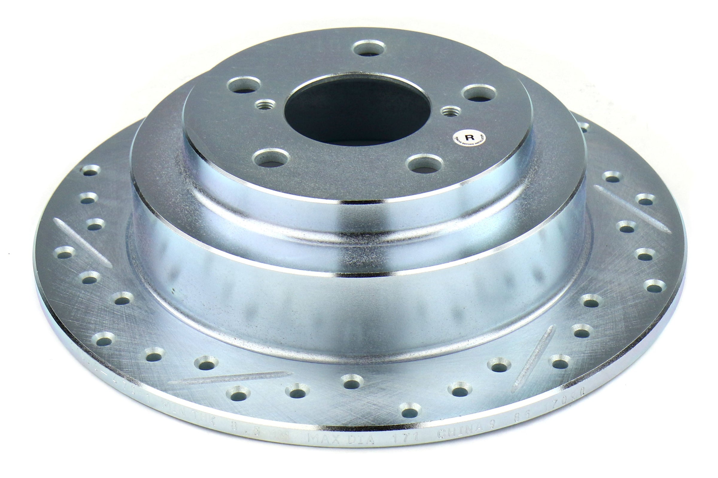 Stoptech C-Tek Sport Drilled and Slotted Rear Rotor Pair - Subaru Models (inc. 2002-2005 WRX)