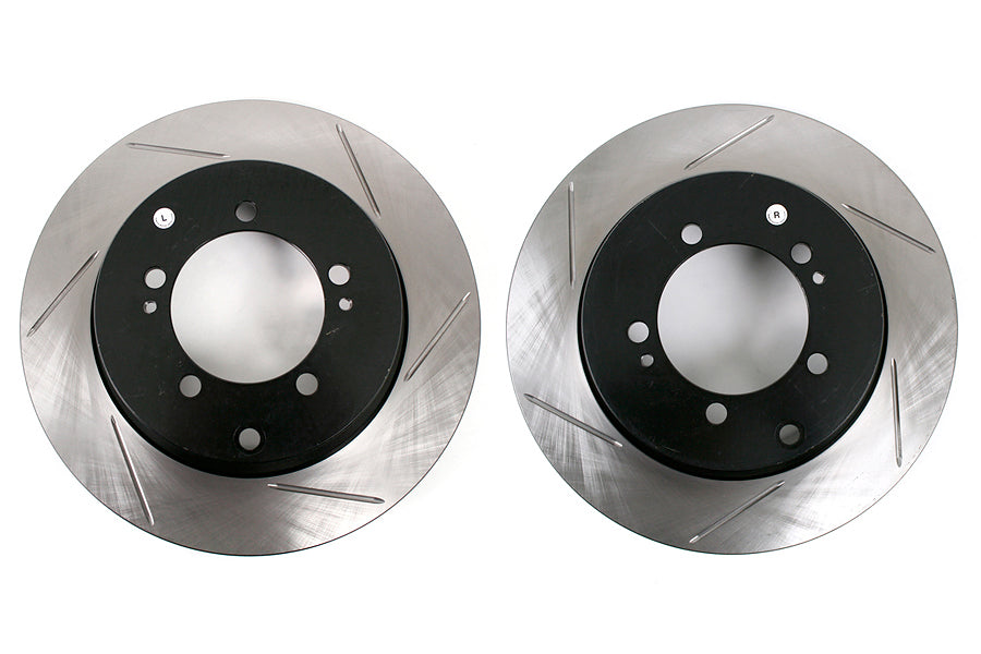 Stoptech Slotted Rear Rotor Pair - 2003-2006 Mitsubishi Evo 8/9