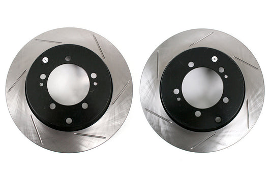 Stoptech Slotted Rear Rotor Pair - 2003-2006 Mitsubishi Evo 8/9