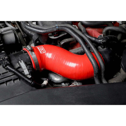 GrimmSpeed Post MAF Hose Kit Red w/ OEM Sound Generator Tube Delete - 2008-2014 Subaru WRX / STI / 2018-2021 STI