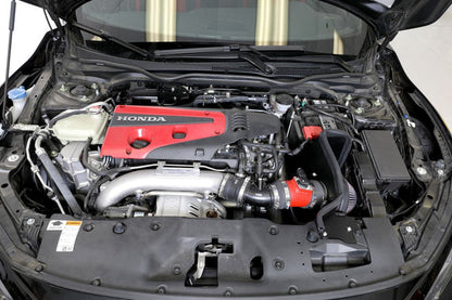 K&N Typhoon Performance Air Intake System (Wrinkle Red) – 2017-2021 Honda Civic Type R (FK8)