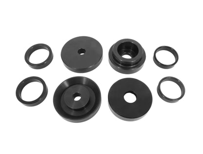 BMR 2008-2018 Dodge Challenger Rear Cradle Lockout Bushing Kit - Black Anodized