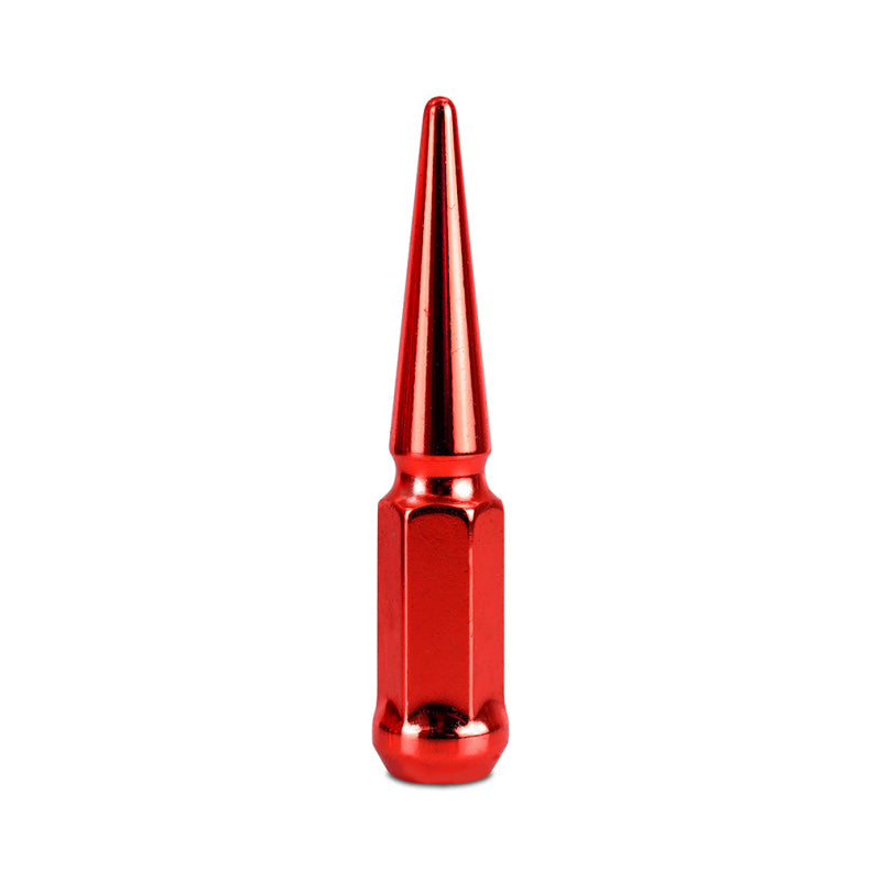 Mishimoto Steel Spiked Lug Nuts M12x1.5 20pc Set - Red (MMLG-SP1215-20RD)