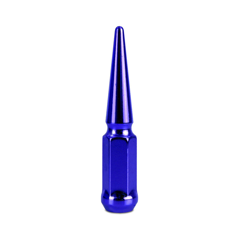Mishimoto Steel Spiked Lug Nuts M12x1.5 20pc Set - Blue (MMLG-SP1215-20BL)