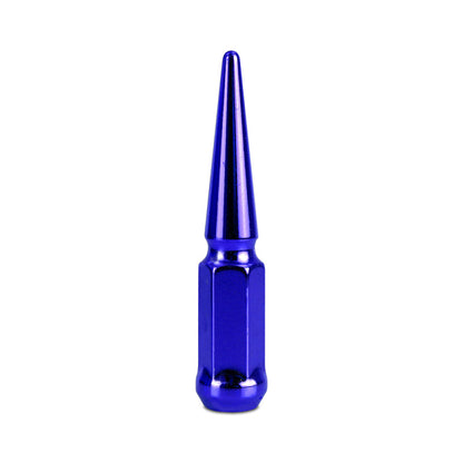 Mishimoto Steel Spiked Lug Nuts M12x1.5 20pc Set - Blue (MMLG-SP1215-20BL)