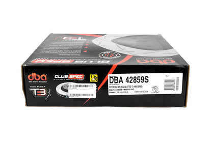 DBA 4000 Series T-Slot Slotted Rear Rotor Single - BMW Models (inc. 2007-2011 335i / 2007-2008 335xi)