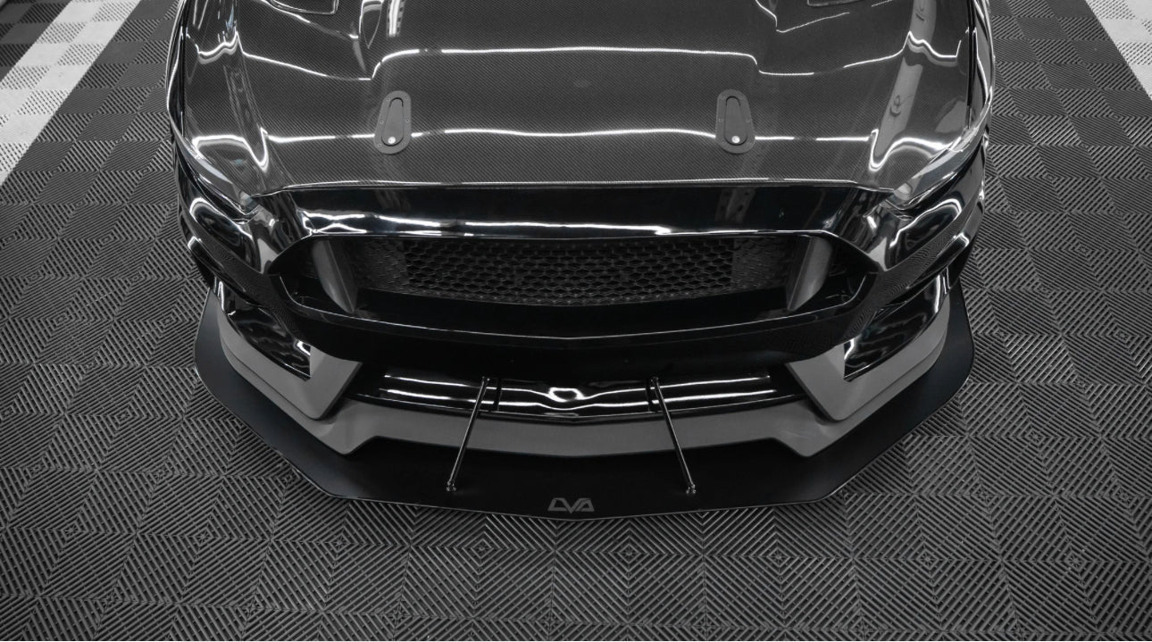 LVA 2015-2023 FORD MUSTANG GT350 FRONT SPLITTER V.2 (MP CONCEPTS BUMPER)