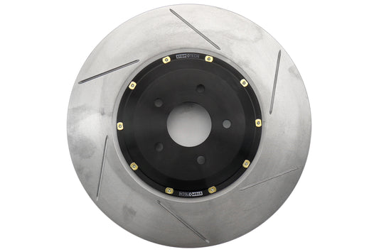 Stoptech 2 Piece AeroRotor and Hat 380x34 Slotted Right Front - 2009-2024 Nissan GT-R