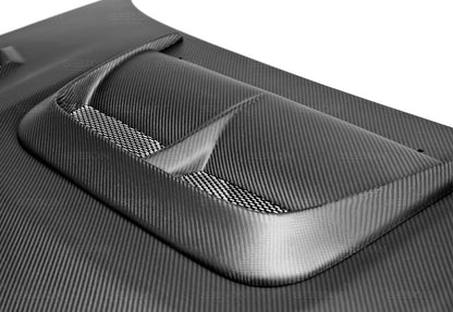 Seibon Dry Carbon Fiber CW Style Hood - 2004-2005 Subaru WRX / STI