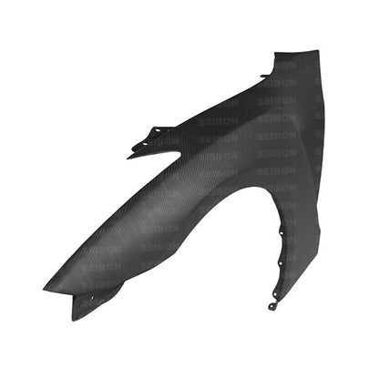 Seibon Dry Carbon Fiber Front Fenders - 2009-2010 Nissan GT-R