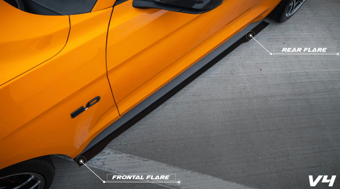 LVA 2015-2020 FORD MUSTANG SIDE SKIRTS