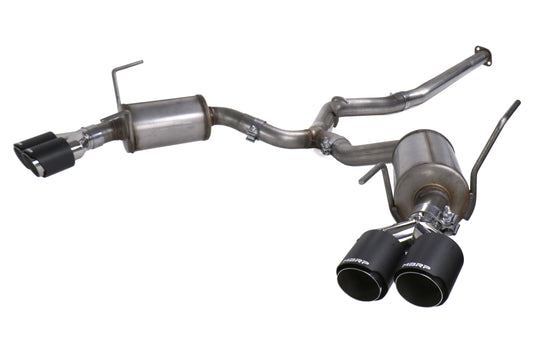 MBRP Street 3in Quad Carbon Fiber Tip Cat Back Exhaust - 2015-2021 Subaru WRX / STI