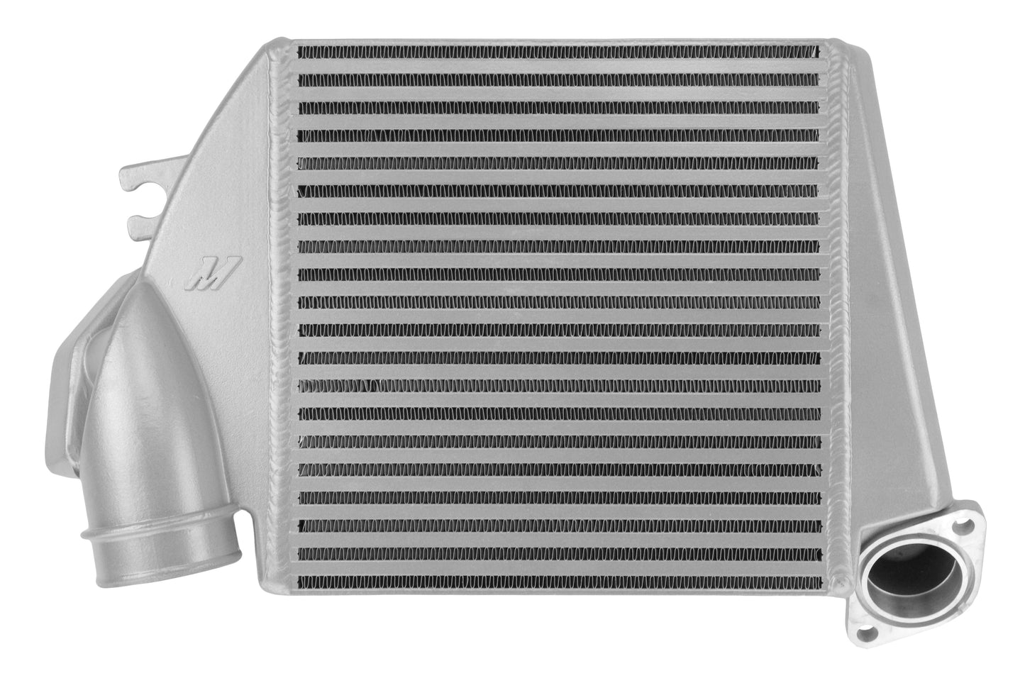 Mishimoto Silver Top Mount Intercooler w/ Red Hose - 2008-2014 Subaru WRX
