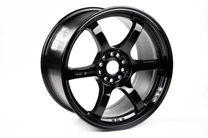 Rays Gram Lights 57DR Glass Black 18x9.5 +38mm 5x114.3 (Single Wheel) - 2015-2024 Subaru WRX / 2015-2021 STI / 2019-2024 Forester