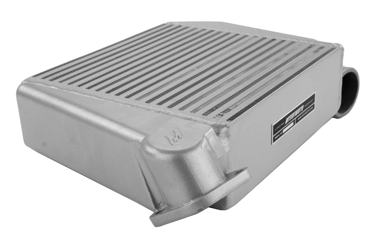 Mishimoto Silver Top Mount Intercooler w/ Red Hose - 2008-2014 Subaru WRX