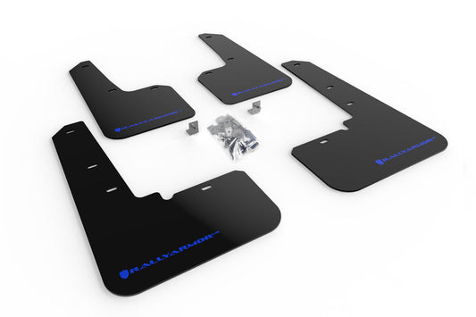 Rally Armor UR Black Mud Flap w/ Blue Logo - 2020-2024 Subaru Outback