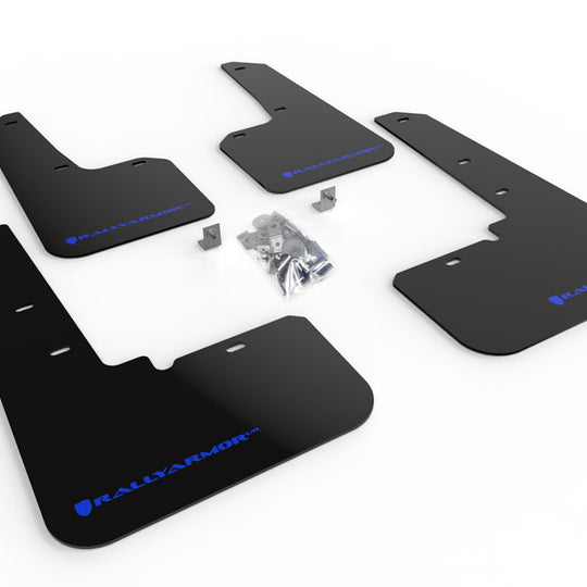 Rally Armor UR Black Mud Flap w/ Blue Logo - 2020-2024 Subaru Outback