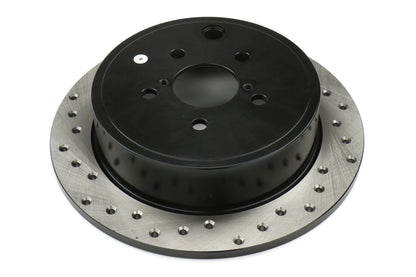 Stoptech Drilled Rear Rotor Pair - Subaru Models (inc. 2008-2014 WRX)