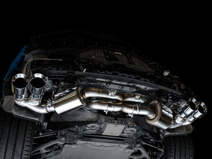 AWE Touring Edition Exhaust for C8 Corvette -- Chrome Silver Tips
