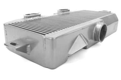 Mishimoto Top Mount Intercooler Silver/Blue - Subaru STI 2008+
