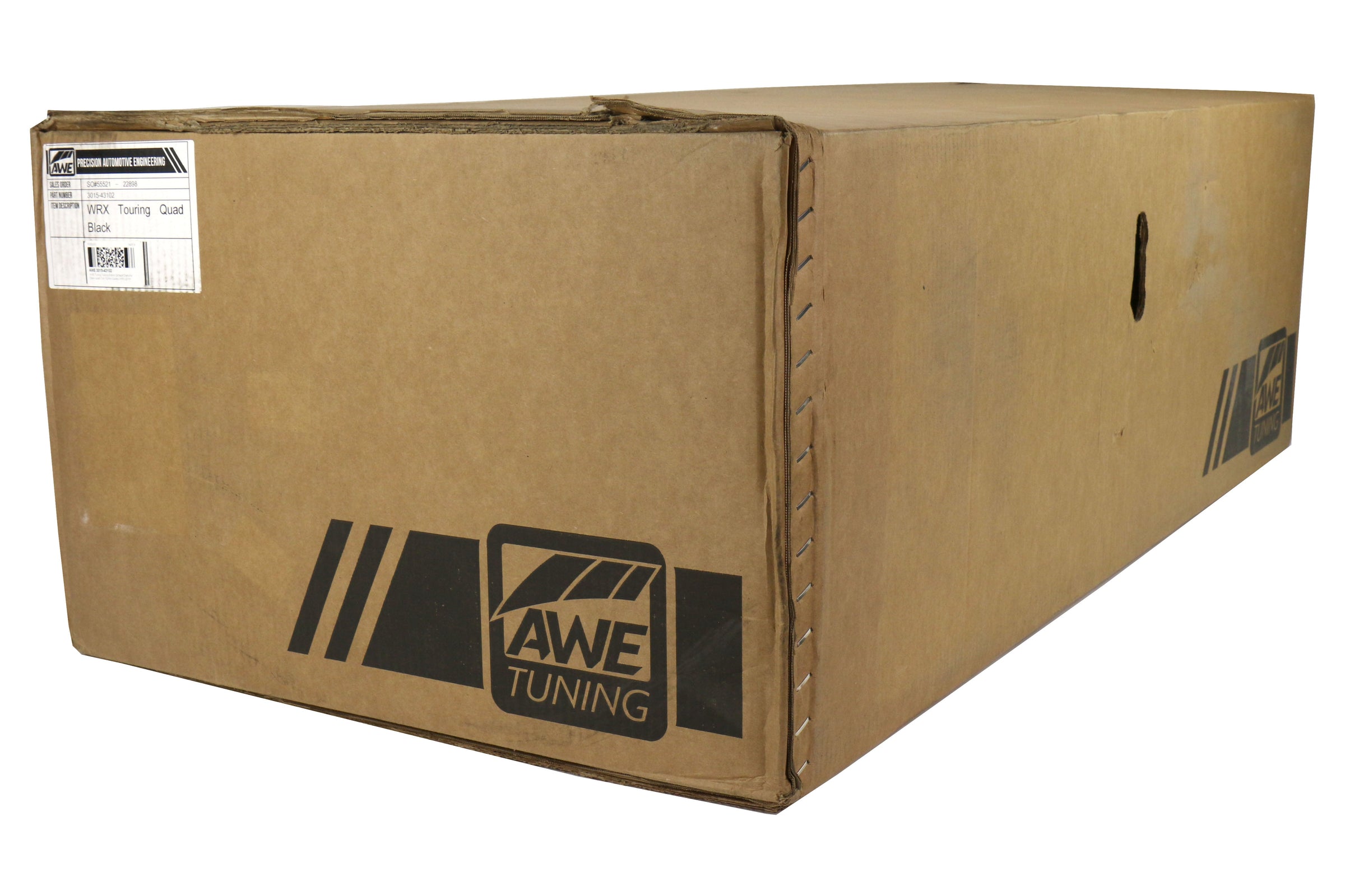 AWE Touring Edition Cat-Back Exhaust (Diamond Black Tips) - 2015-2021 Subaru WRX