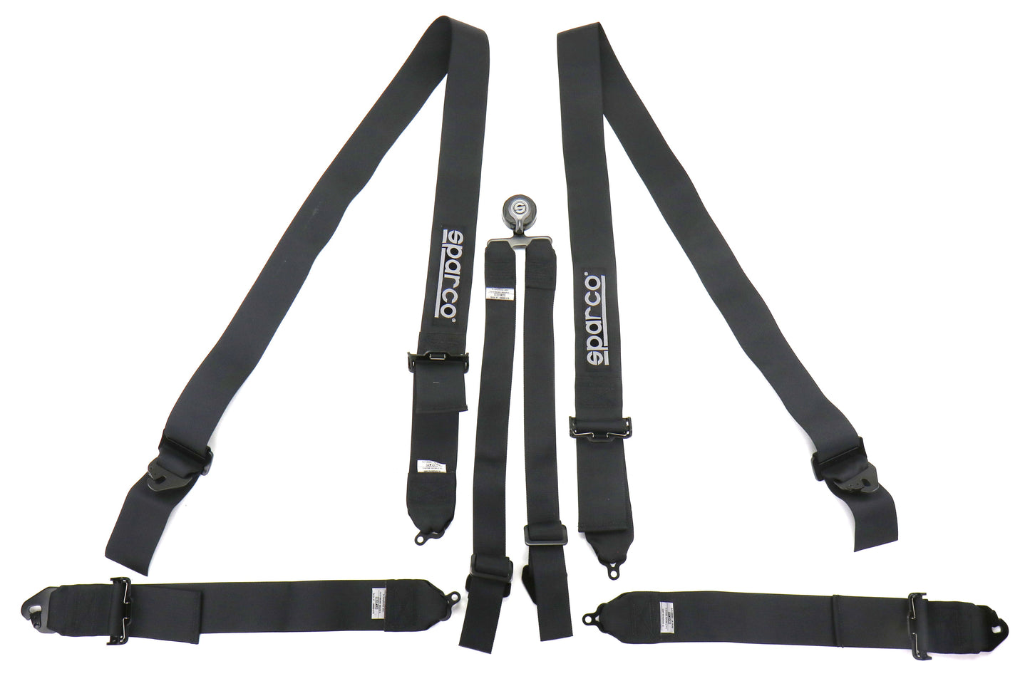 Sparco 6-Point Pull Up Harness Black - Universal