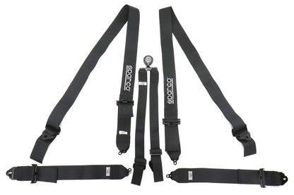 Sparco 6-Point Pull Up Harness Black - Universal